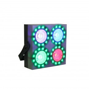 BLINDER 4x30W COB RING, power lighting, blinder, sono, dj , led, music and lights , reims 