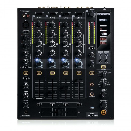 RMX 60 DIGITAL, reloop, table de mixage, dj, 4voies, effets, music and lights, reims 