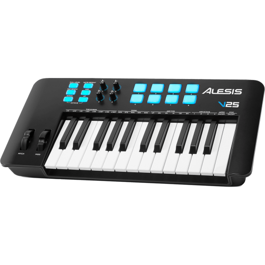 alesis v25 music and lights