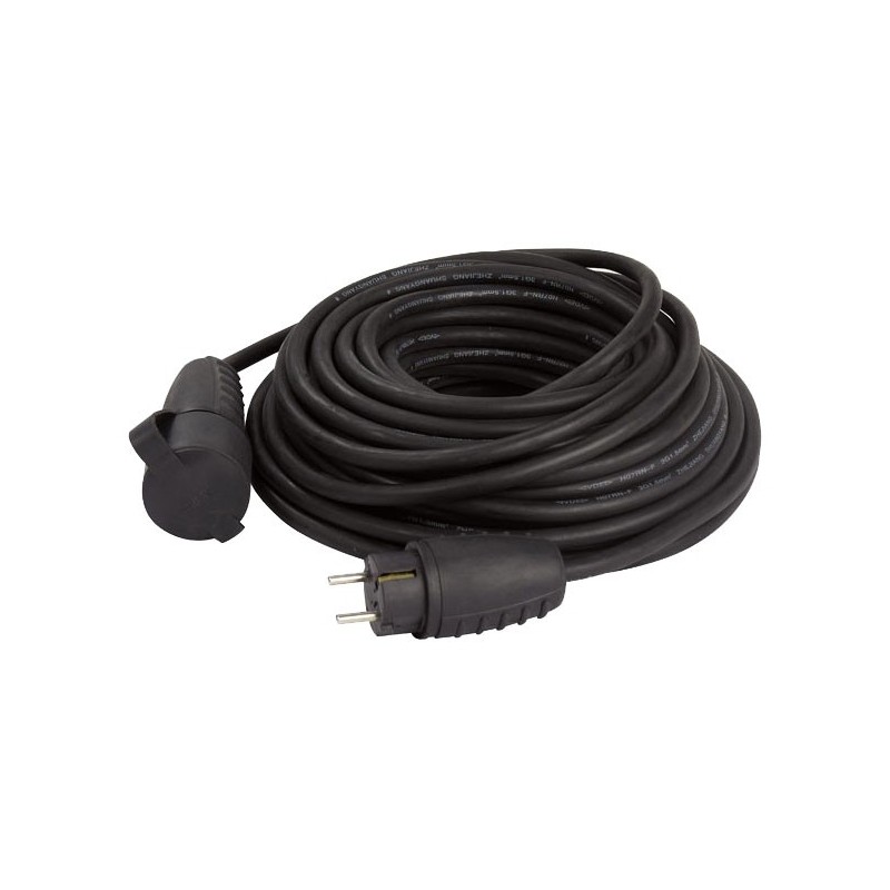 Cable d Alimentation Showtec - Schuko-Schuko Extension cable 20 m/3 x 1,5 mm2